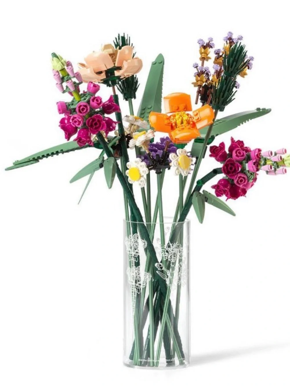 LEGO Botanical Vase with Wild Flowers Floral Design - NEW
